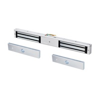 Serrure électromagnétique électrique 12 V Indicateur LED 600lbs Force de maintien 12 volts Fail Safe Timer Delay Magnetic Door Lock