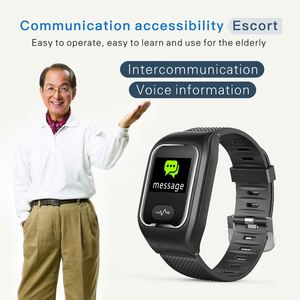 นาฬิกาอัจฉริยะสำหรับผู้สูงอายุ ตรวจจับการล้ม วัดอัตราการเต้นของหัวใจ ระบบระบุตำแหน่ง 4G GPS SOS Beidou LBS Wifi G-Sensor Agps รองรับการโทร - Product Image 3