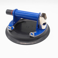 Ventouse manuelle industrielle en alliage d'aluminium de 8 po (200 mm) avec poignée pour le levage du granit et du verre (bleue)
