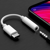 USB-C 3,5-mm-Aux-Audio-Buchsenadapter Typ-C-Anschlüsse für Telefon-und Kopfhörer Generationeller AC-Ausgangs lade adapter