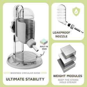 <span class=keywords><strong>Bebedero</strong></span> Automático por <span class=keywords><strong>Gravedad</strong></span> para Hámster <span class=keywords><strong>de</strong></span> 250 ml con Soporte - Product Image 3