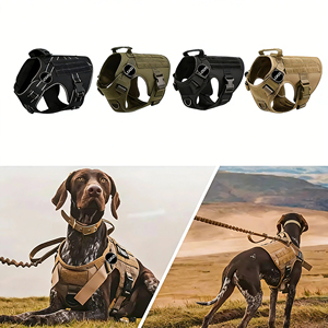 Arnés para perros al por mayor de fábrica, Correa con asa, duradero, ajustable, resistente, chaleco de entrenamiento para mascotas, ropa, arnés táctico para perros - Product Image 5