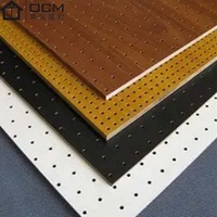 Projet de construction Panneaux acoustiques en bois massif perforés 3M Decor MDF, panneaux muraux acoustiques en bois, panneaux de plafond décoratifs