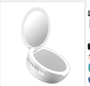 Thiết kế phổ biến thông minh LED thắp sáng gương cho Loa <span class=keywords><strong>Bluetooth</strong></span> mini nhẹ Music Player với Loa di động - Product Image 3