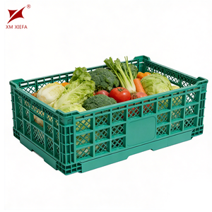 Cesta Plegable de <span class=keywords><strong>Plástico</strong></span> PP Resistente, Apilable y Encajable, con Diseño de Malla, para Almacenamiento de Vegetales, Plegable y Duradera - Product Image 1