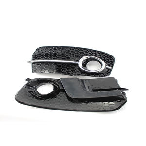 Rejilla de Parachoques Delantero para Audi Q5, Malla de Panal, Marcos para Faros Antiniebla, ABS Negro, 2013-2015 - Product Image 1