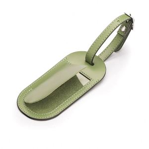 Customize Name <b>Leather</b> <b>Passport</b> <b>Cover</b> Tag Low Price Design Smart Luggage Tags With Strap - Product Image 1