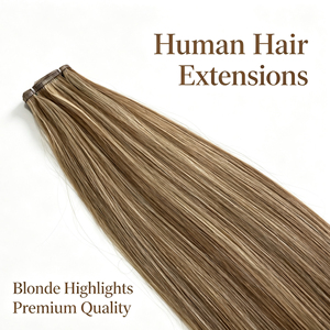 Extensiones de Cabello PU Weft P6/22, Cabello Humano Ruso Negro Natural, Doble Trama Delgada, Invisibles, Duraderas, Para Salón - Product Image 2