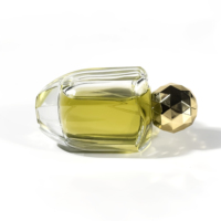 Flacon de parfum en verre transparent 100 ml au design unique, emballage de luxe pour huiles essentielles, atomiseur de parfum, flacon vide pour huiles essentielles