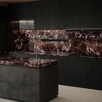 Dalle de marbre rouge Rosa Levanto naturel de luxe PerfectStone, de haute qualité pour les projets d'intérieur de luxe