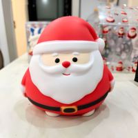 Squishy de Noël Bonhomme de Neige, Squishy Cerf de Noël, Jouets Souples Thème Fêtes, Jouets Anti-Stress, Squishy Père Noël pour Enfants