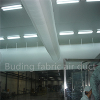 Conduit d'alimentation en air de forage laser industriel AHU Protection contre la corrosion Perméation Air purifié 10m Rectangle flexible carré pour salle de sport