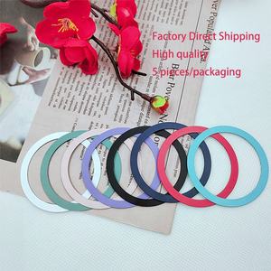 Bobines de charge sans fil, anneaux métalliques magnétiques, autocollants, feuille magnétique pour téléphone, autocollant ultra-fin 3M pour iPhone Samsung Xiaomi Huawei - Product Image 2