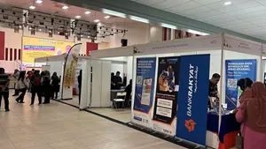 Messe display Roll-up-Banner Stoffst änder Tragbares Hintergrund banner