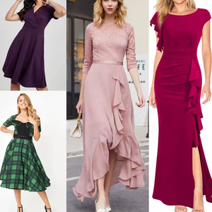 Wholesale Stock Dress T-Shirt <b>Clothes</b> Factory Bulk Clothing Shipping Shop Used <b>Clothes</b> Womens Tops Dresses - Product Image 5