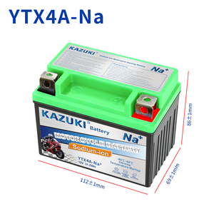 <span class=keywords><strong>Batterie</strong></span> au sodium-ion YTX4A-Na <span class=keywords><strong>12V4AH</strong></span> Alternative au plomb-acide, faible autodécharge, installation facile - Product Image 1
