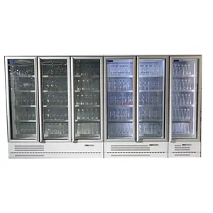 Display cold room walk in cooler freezer with glass door