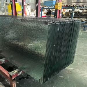 Placa de vidrio templado transparente de 8mm con certificación Ce, hoja de vidrio de construcción endurecida personalizada para puerta de <span class=keywords><strong>ducha</strong></span>, ventana de barandilla de partición - Product Image 1