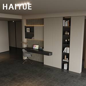 Компактный настенный плавающий стол-комод HAIYUE со встроенным органайзером для кабелей для небольшого домашнего офиса - Product Image 4