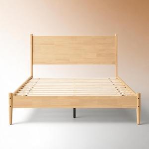 Modern Eco-friendly Queen Platform <b>Bed</b> With Under <b>Bed</b> Clearance <b>Bed</b> And 12pcs <b>Slat</b> <b>Bed</b> Frame <b>For</b> Home - Product Image 6