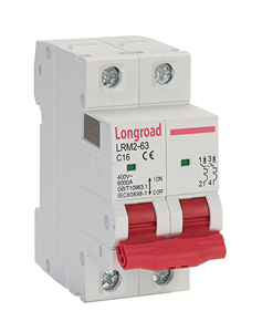 DC mạch cách ly thu nhỏ ngắt mạch 6000A phá vỡ Công suất điện áp thấp DIN đường sắt cho năng lượng mặt trời PV hệ thống điện - Product Image 3