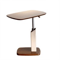 Table de chevet réglable en hauteur, table d'appoint mobile pour canapé, table d'angle rotative, bureau d'ordinateur pour salon, mini table d'appoint