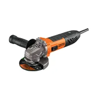 Meuleuse d'angle professionnelle TRUPER ERGO PRO 4-1/2" 1100W avec interrupteur à palette et disque de meulage