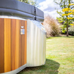 Runder Elektrischer Outdoor-Whirlpool aus Zedernholz mit Digitaler Steuerung für Naturliebhaber im Großhandel - Product Image 5