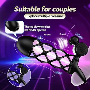 قابل لإعادة الاستخدام اهتزاز قوي أسود القضيب القضيب القضيب توسيع تهتز دسار الواقي الذكري التنين كم القضيب للرجال الكبار ألعاب جنسية - Product Image 3