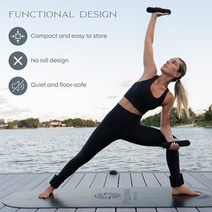 Mancuernas Deportivas para Hombre y Mujer con Borde de Silicona, Núcleo de Hierro Fundido, Pesas Recubiertas de Goma para Entrenamiento de Fuerza en Casa - Product Image 5