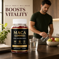 Extrait de Maca noire végétalien avec Ashwagandha, sans gluten, à base de pectine, gommes quotidiennes de Maca pour le bien-être