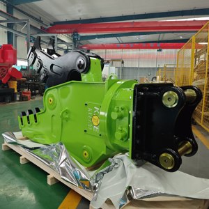 Escavatore attaccato pietra dura frantumatore demolizione attacco idraulico calcestruzzo polverizzatore rotante - Product Image 2