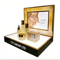 Présentoir portable en acrylique pour parfums, cosmétiques et soins de la peau, présentoir de comptoir pour testeurs, étagère d'exposition, affiche LOGO personnalisée