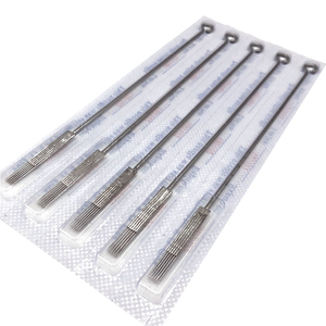 <span class=keywords><strong>Aguja</strong></span> de tatuaje surtida de Gas EO de seguridad de acero inoxidable <span class=keywords><strong>RM</strong></span> prefabricado, suministros de agujas desechables - Product Image 1