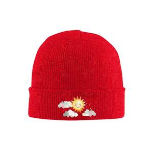 Bonnet en tricot avec image personnalisée Vestes en duvet d'extérieur avec patch de transfert de chaleur - Product Image 4