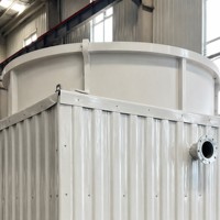 Nueva Torre de Enfriamiento Industrial de Flujo Cruzado de FRP, Tipo Cuadrado Anticorrosión con Diseño de Bajo Mantenimiento para Enfriamiento de Procesos HVAC
