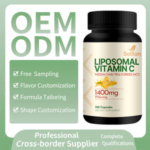 Solilan liposomal phức tạp Spirulina Chlorella 1400mg 120 viên nang thảo dược chế độ ăn uống bổ sung cho người lớn thúc đẩy collagen miễn dịch - Product Image 4