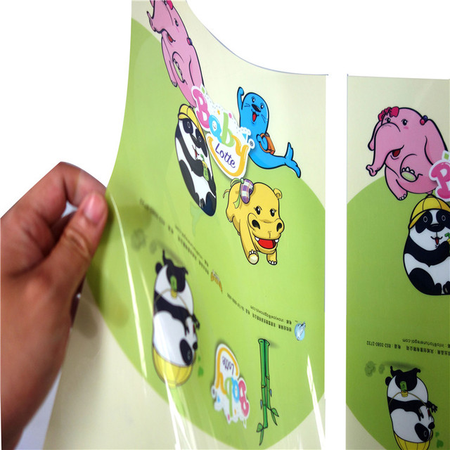 Custom A4 Size Recyclable PP Plastic Document Bag 2 Pockets Colorful Printed School Office Folder Presentation Manila Folders