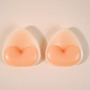 Nhỏ trong suốt Silicone vú Pad Áo ngực chèn dày không thấm nước màu da vô hình hiển thị sexy cho áo ngực bikini áo tắm - Product Image 4