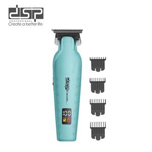 Tondeuse à cheveux Dsp Iencore, lame en acier inoxydable, écran LCD, étanche, alimentée par batterie, avec peignes pour usage domestique - Product Image 1