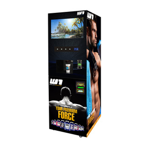 Protein Sữa Lắc Pha Chế Phòng Tập Thể Dục Máy Bán Hàng Tự Động Đồ Uống Bơm 4 Hương Vị Của Nước Bơm Lạnh 22 ''HD LCD - Product Image 4