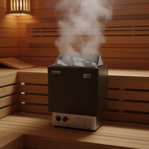 Vevor 9Kw Electric <b>Sauna</b> Stove With Internal Controls 220V FCC Certified For Home Steam Bath Heating - Product Image 2
