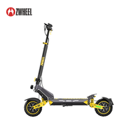 Trottinette électrique puissante 48V pour adultes, batterie au lithium ZSB2 10A, trottinette électrique pliable portable