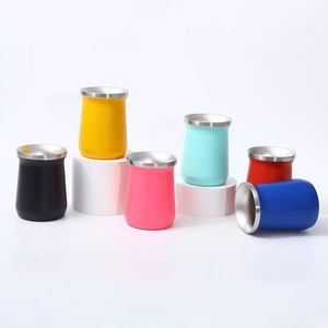 Mini Creative 8oz Stainless Steel Cup Eggshell Painted <b>Insulated</b> Coffee <b>Mug</b> - Product Image 4