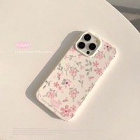 Fée Rose Fleurs Peinture À L'huile Art Doux Filles Téléphone Cas pour iPhone 16 15 14 13 12 11 Pro Max 15 16 Plus Cas Mignon Couverture Souple