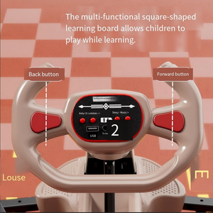 Portable YingLun Children's Go-kart Remote-Controlled Electric Foldable <strong>Lights</strong> CE Outdoor Unisex Music 6/12V Battery 6kg - Product Image 3