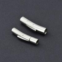 Fermoir à baïonnette en acier inoxydable 316l pour cordon en cuir, accessoires de bijouterie à faire soi-même