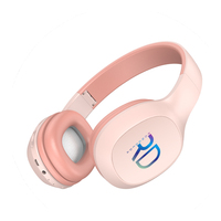 Nouveaux écouteurs sans fil supra-auriculaires C-2237R pliables avec LED, indicateur de batterie lumineux pour téléphones mobiles, puce JL