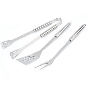 Ensemble d'outils de barbecue en acier inoxydable résistant à la rouille et compatible lave-vaisselle avec sac de transport pour la cuisine et le camping - Product Image 2