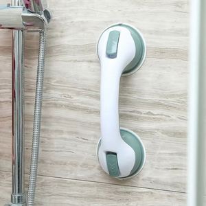 Barre d'appui de toilette antidérapante à ventouse carrée, sans perçage, pour personnes âgées, accessoire de salle de bain à forte aspiration pour une fixation sécurisée - Product Image 2